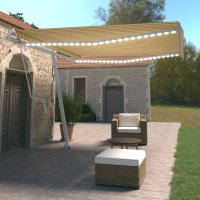 vidaXL Automatische Markise mit LED & Windsensor...