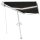 vidaXL Automatische Markise mit LED & Windsensor 400x350 cm Anthrazit