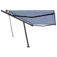 vidaXL Standmarkise Einziehbar Handbetrieben 500x300 cm...