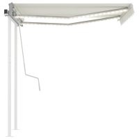 vidaXL Gelenkarmmarkise Einziehbar mit LED 3,5x2,5 m...