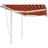 vidaXL Gelenkarmmarkise Einziehbar mit LED 3,5x2,5 m...