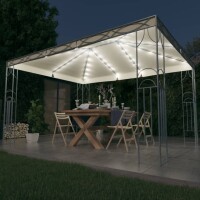 vidaXL Pavillon mit LED-Lichterkette 400x300 cm...