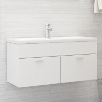 vidaXL Waschbeckenunterschrank mit Einbaubecken...