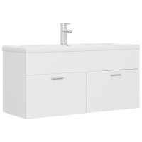vidaXL Waschbeckenunterschrank mit Einbaubecken...