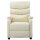 vidaXL Relaxsessel Elektrisch Creme Kunstleder