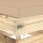 vidaXL Modulares Mittelsofa mit Kissen Grün Imprägniertes Holz