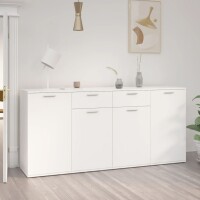 vidaXL Sideboard Weiß 160x36x75 cm Holzwerkstoff