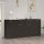 vidaXL Sideboard Schwarz 160x36x75 cm Holzwerkstoff