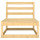 vidaXL 2-Sitzer-Gartensofa Kiefer Massivholz