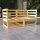 vidaXL 2-Sitzer-Gartensofa Kiefer Massivholz