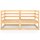 vidaXL 2-Sitzer-Gartensofa Kiefer Massivholz