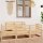 vidaXL 6-tlg. Garten-Lounge-Set Kiefer Massivholz