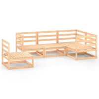 WOWONA 5-tlg. Garten-Lounge-Set Massivholz Kiefer