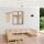 WOWONA 12-tlg. Garten-Lounge-Set Massivholz Kiefer