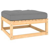 vidaXL 3-tlg. Garten-Lounge-Set mit Kissen Kiefer Massivholz