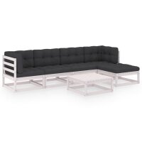 vidaXL 6-tlg. Garten-Lounge-Set mit Kissen Kiefer Massivholz