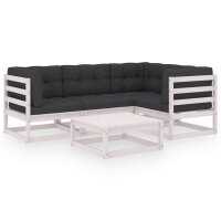 vidaXL 5-tlg. Garten-Lounge-Set mit Kissen Kiefer Massivholz