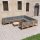 vidaXL 11-tlg. Garten-Lounge-Set mit Kissen Kiefer Massivholz