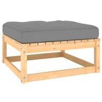 vidaXL 7-tlg. Garten-Lounge-Set mit Kissen Kiefer Massivholz