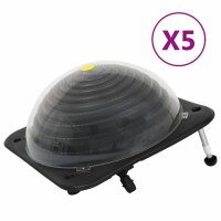 vidaXL Solarkugel Poolheizung 5 Stk. 75x75x36 cm HDPE...