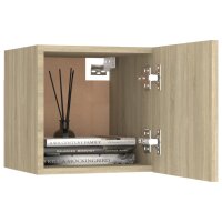 vidaXL Nachttisch Sonoma-Eiche 30,5x30x30 cm Holzwerkstoff