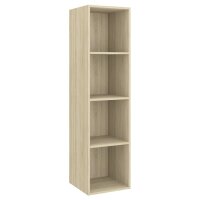 vidaXL 3-tlg. TV-Schrank-Set Sonoma-Eiche Holzwerkstoff