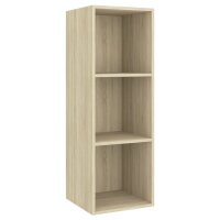 vidaXL 3-tlg. TV-Schrank-Set Sonoma-Eiche Holzwerkstoff