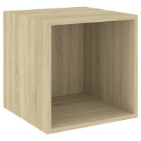 vidaXL 4-tlg. TV-Schrank-Set Sonoma-Eiche Holzwerkstoff