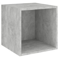 vidaXL 3-tlg. TV-Schrank-Set Betongrau Holzwerkstoff
