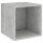 vidaXL 3-tlg. TV-Schrank-Set Betongrau Holzwerkstoff