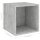 vidaXL 3-tlg. TV-Schrank-Set Betongrau Holzwerkstoff