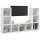 vidaXL TV-Schränke 3 Stk. Weiß 107x35x37 cm Holzwerkstoff