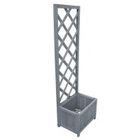 vidaXL Spalier mit Blumenkasten 40x30x135 cm Massivholz...