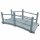 vidaXL Gartenbr&uuml;cke Grau 140x60x56 cm Massivholz Tanne