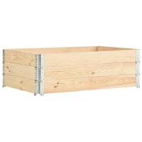 vidaXL Paletten-Aufsatzrahmen 3 Stk. 50×150 cm...