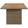 vidaXL Garten-Esstisch Braun 200x100x74 cm Poly Rattan