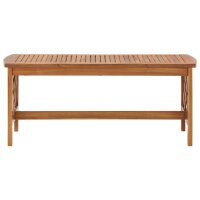 vidaXL Couchtisch 102x50x43 cm Massivholz Akazie