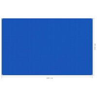 vidaXL Zeltteppich 250x400 cm Blau