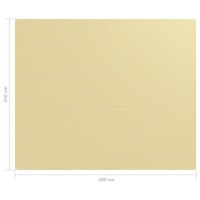 vidaXL Zeltteppich 250x300 cm Beige