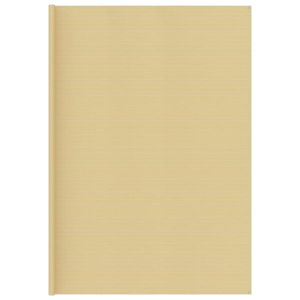 vidaXL Zeltteppich 400x400 cm Beige