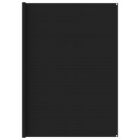 vidaXL Zeltteppich 300x600 cm Schwarz