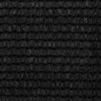 vidaXL Zeltteppich 300x600 cm Schwarz