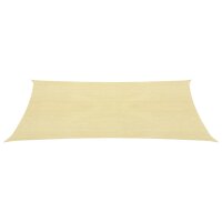 vidaXL Sonnensegel 160 g/m² Beige 2x3 m HDPE