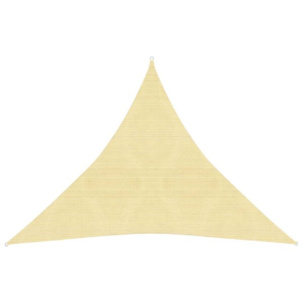 vidaXL Sonnensegel 160 g/m&sup2; Beige 3x3x3 m HDPE