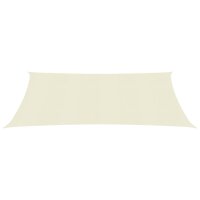 vidaXL Sonnensegel 160 g/m&sup2; Creme 2x3,5 m HDPE