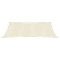 vidaXL Sonnensegel 160 g/m&sup2; Creme 2x4,5 m HDPE