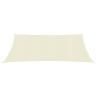 vidaXL Sonnensegel 160 g/m² Creme 3x4 m HDPE