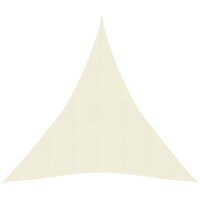 vidaXL Sonnensegel 160 g/m² Creme 5x6x6 m HDPE