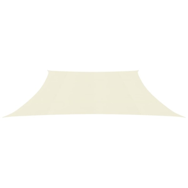 vidaXL Sonnensegel 160 g/m&sup2; Creme 3/4x2 m HDPE