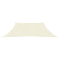 vidaXL Sonnensegel 160 g/m² Creme 3/4x2 m HDPE